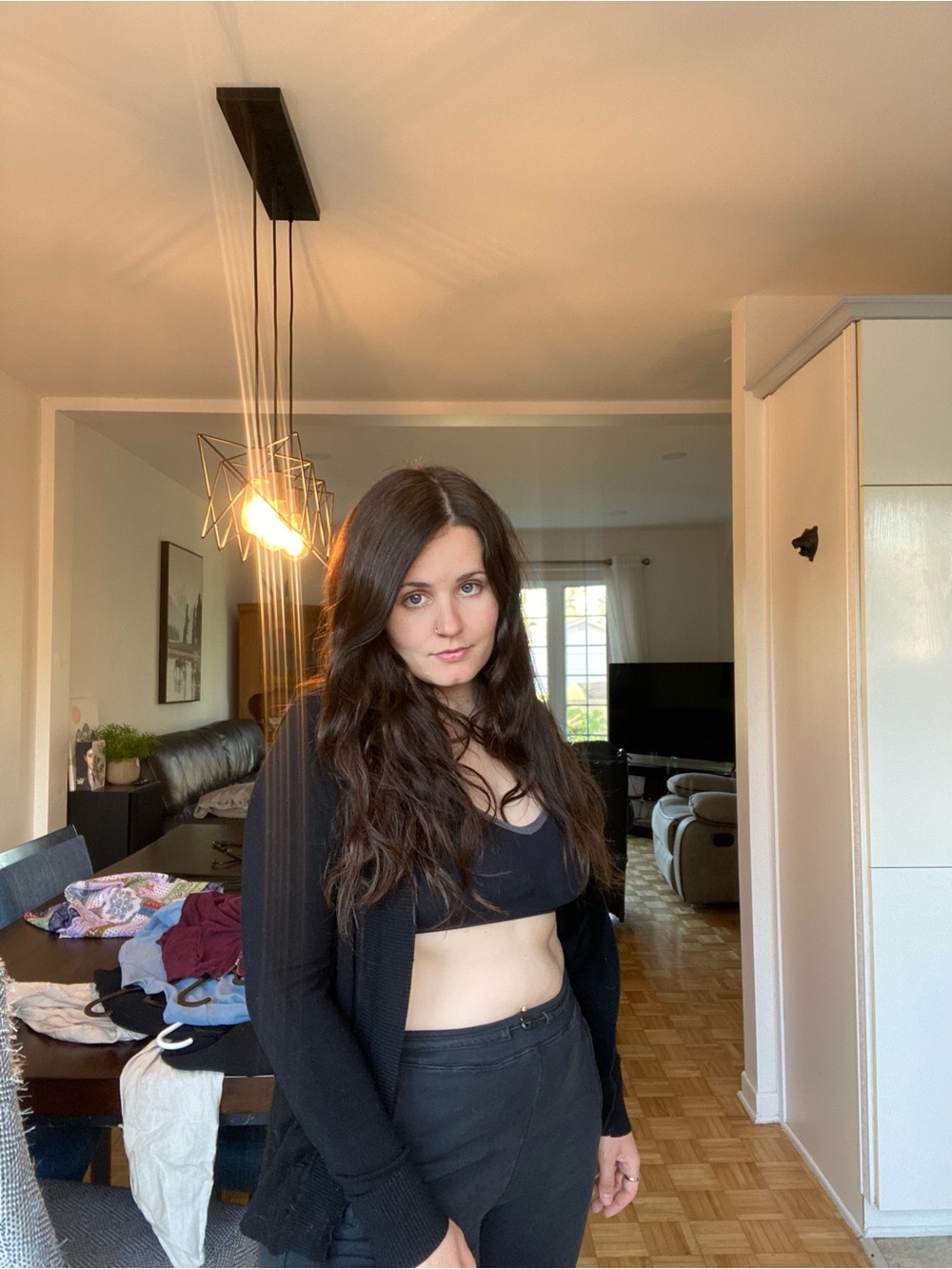 Cielo Black Knit Cardigan
